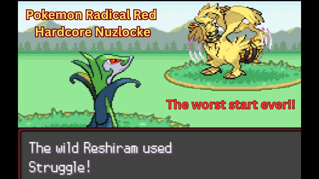 First Attempt at Pokémon Radical Red Hardcore Nuzlocke
