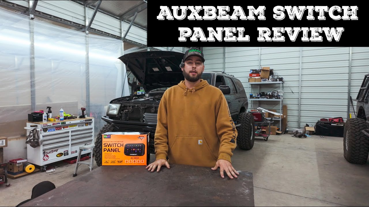 Установка и обзор панели переключателей Auxbeam!
