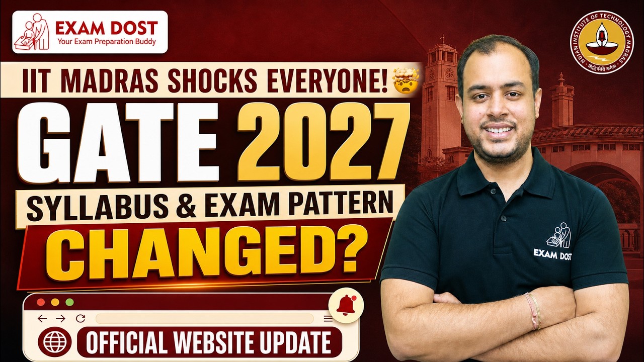 IIT Madras Shocks Everyone! 🤯 GATE 2027 Syllabus & Exam Pattern Changed? | Ankit Goyal