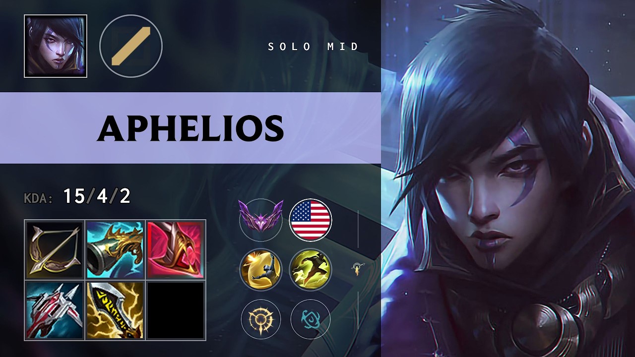 Aphelios Mid vs Twisted Fate - NA Master Patch 26.13