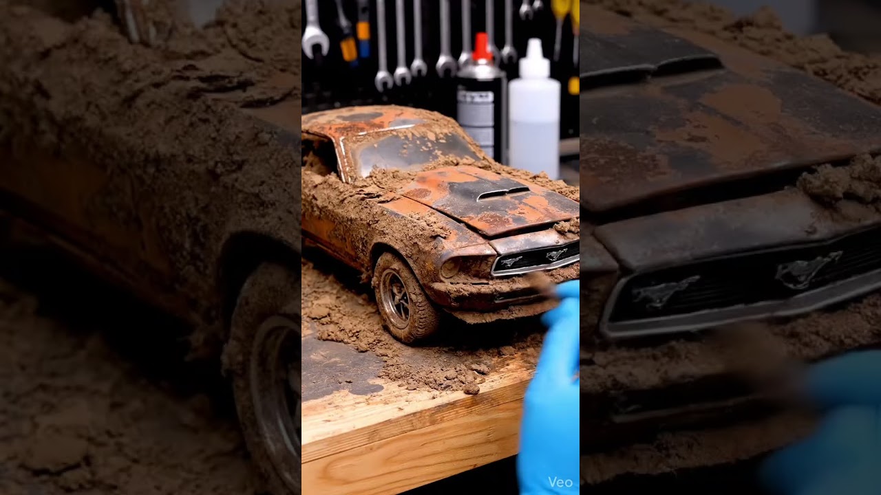 Found Buried and Ruined — 1970 Mustang Mach 1 Full Restoration