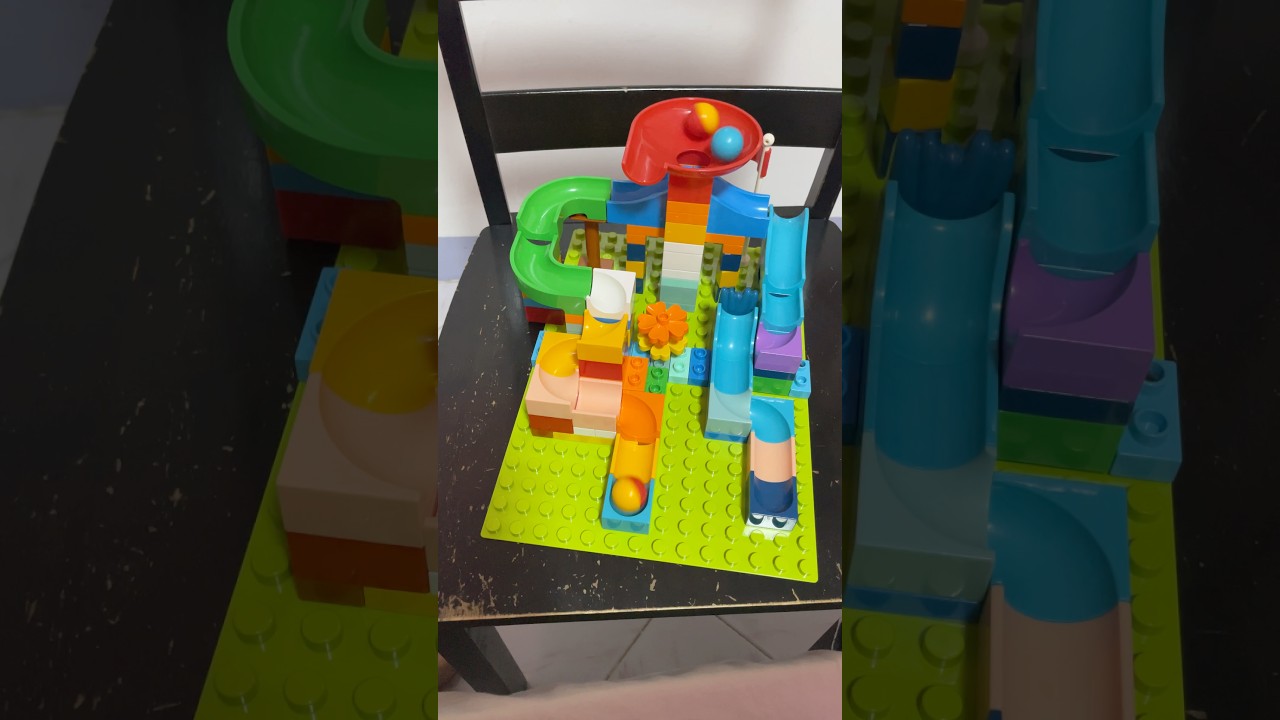 Satisfying Marble Run ASMR ✨02252 🟡🔴🔵 #marblerun #asmr #BratenelaBrats