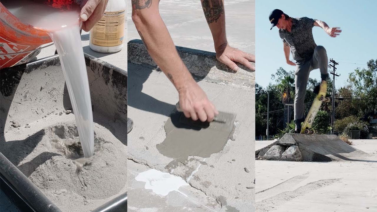 How To Fix Your Skatepark or Skate Spot using this technique!!
