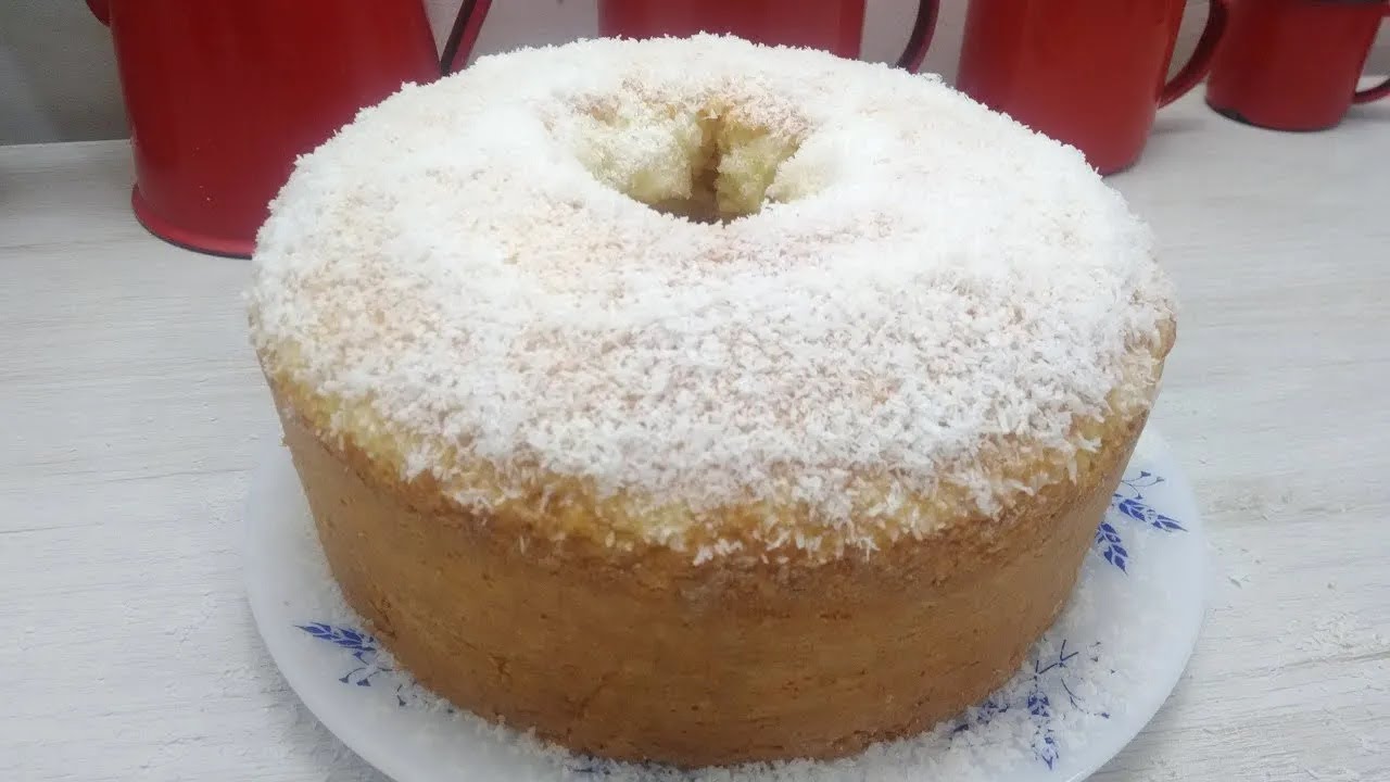 BOLO DE COCO, receita FACIL, rápida e deliciosa