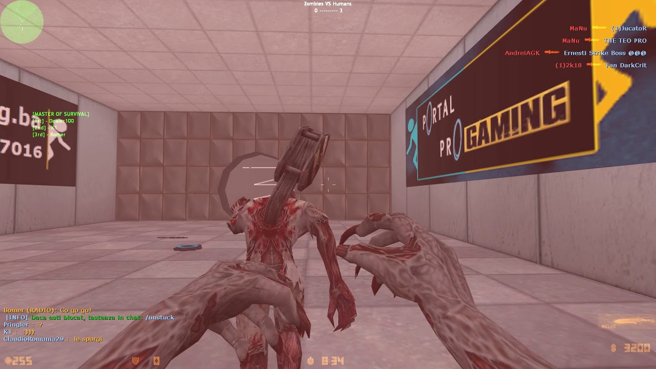 Counter-Strike - Zombie Escape Mod Ze_portal1_ro