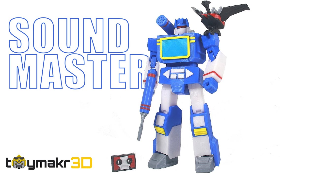 [ FREE STL FILES ] 3d printed G1 Transformers Soundwave & Laserbeak