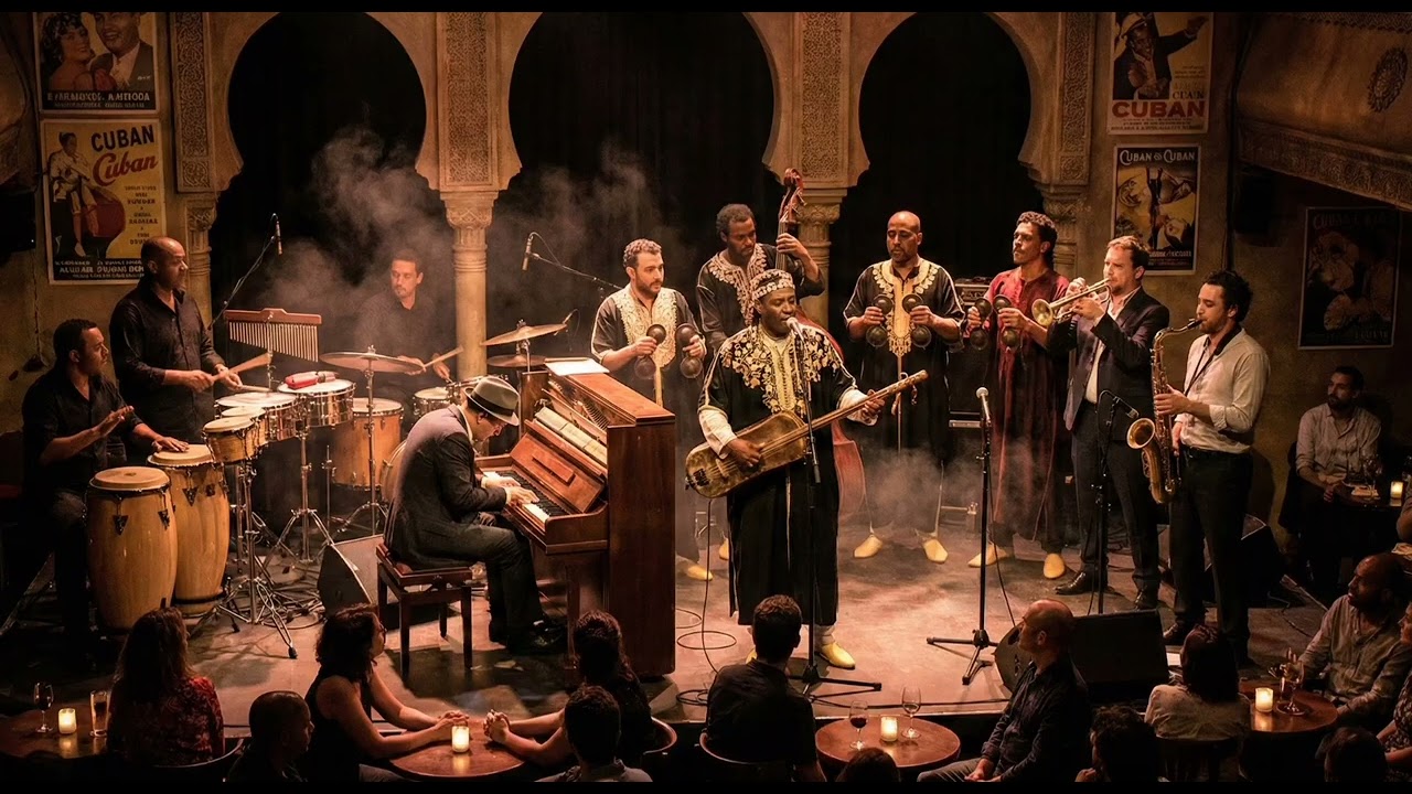 Gnawa Guembri (Sentir) × Afro Jazz × Cuban
