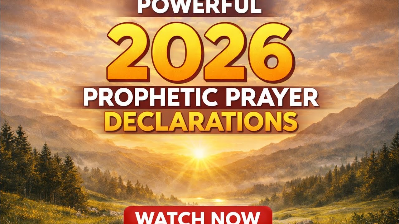 POWERFUL 2026 Prophetic Prayer Declarations | Speak This Over Your Life