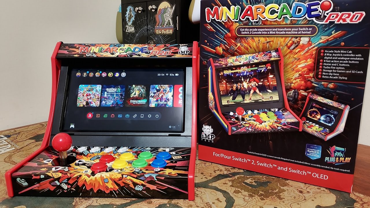 Распаковка и тестирование Mini Arcade Pro для Nintendo Switch 2/Nintendo Switch/Switch OLED | iMP...