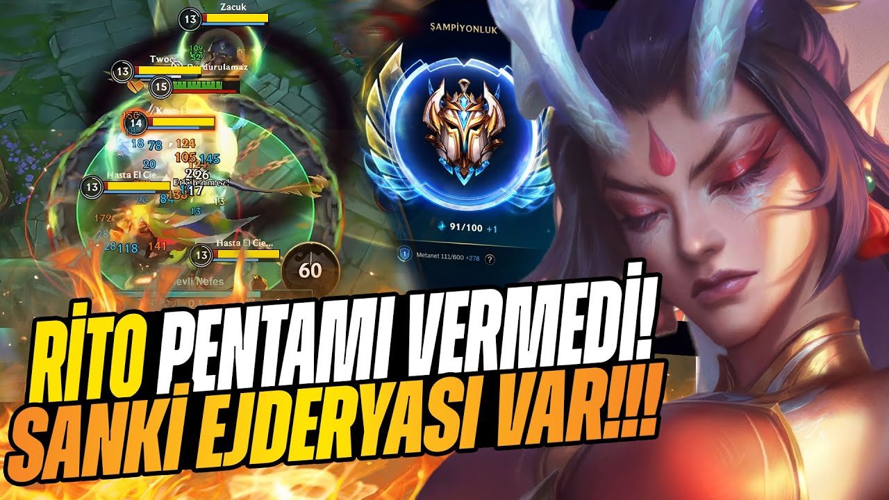 &Ouml;LMEYEN EJDERYA YAPMIŞLAR BU NE KARDEŞ!!!? (&Ccedil;AKMA PENTA) - Wild Rift