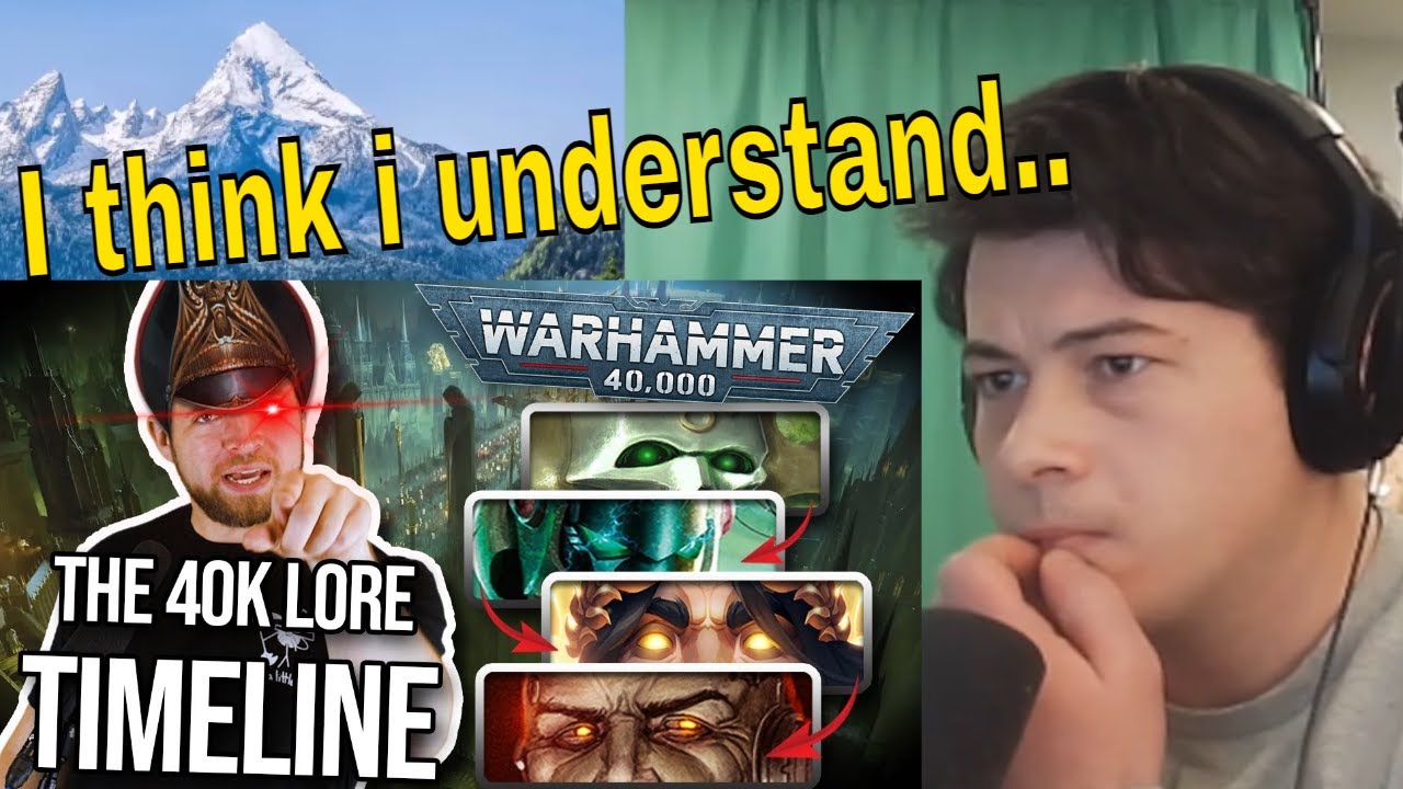 American Reacts What is Warhammer 40,000? | Timeline of 40k Lore