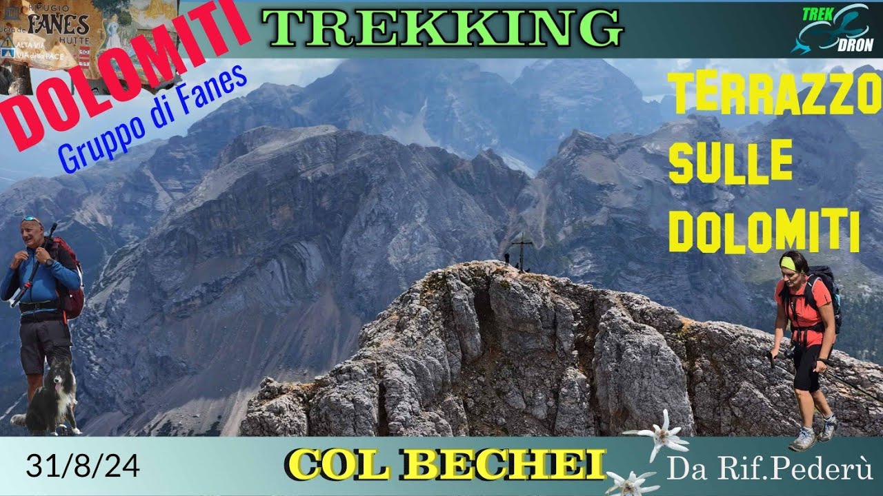 COL BECHEI 2794mt                       IL TERRAZZO sulle DOLOMITI