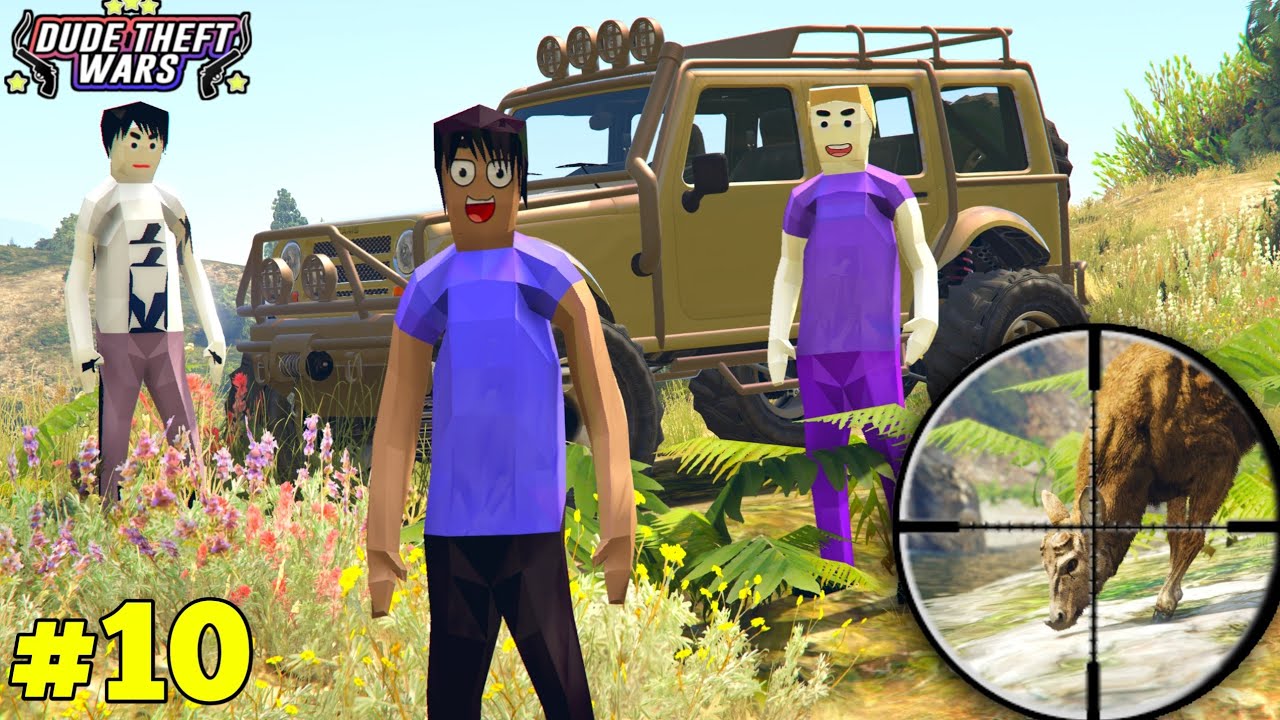 Охотничье задание пошло не по плану! 🎯 | Эпизод 10 | В Dude Theft Wars | GTA V