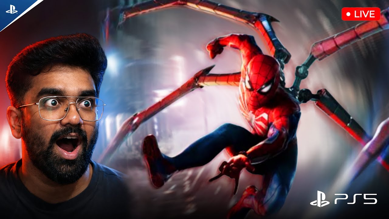 Spider-Man vs Spider-Man || PS5 Gameplay in Telugu🕷️🔥|| With Webcam #ps5 #spiderman2