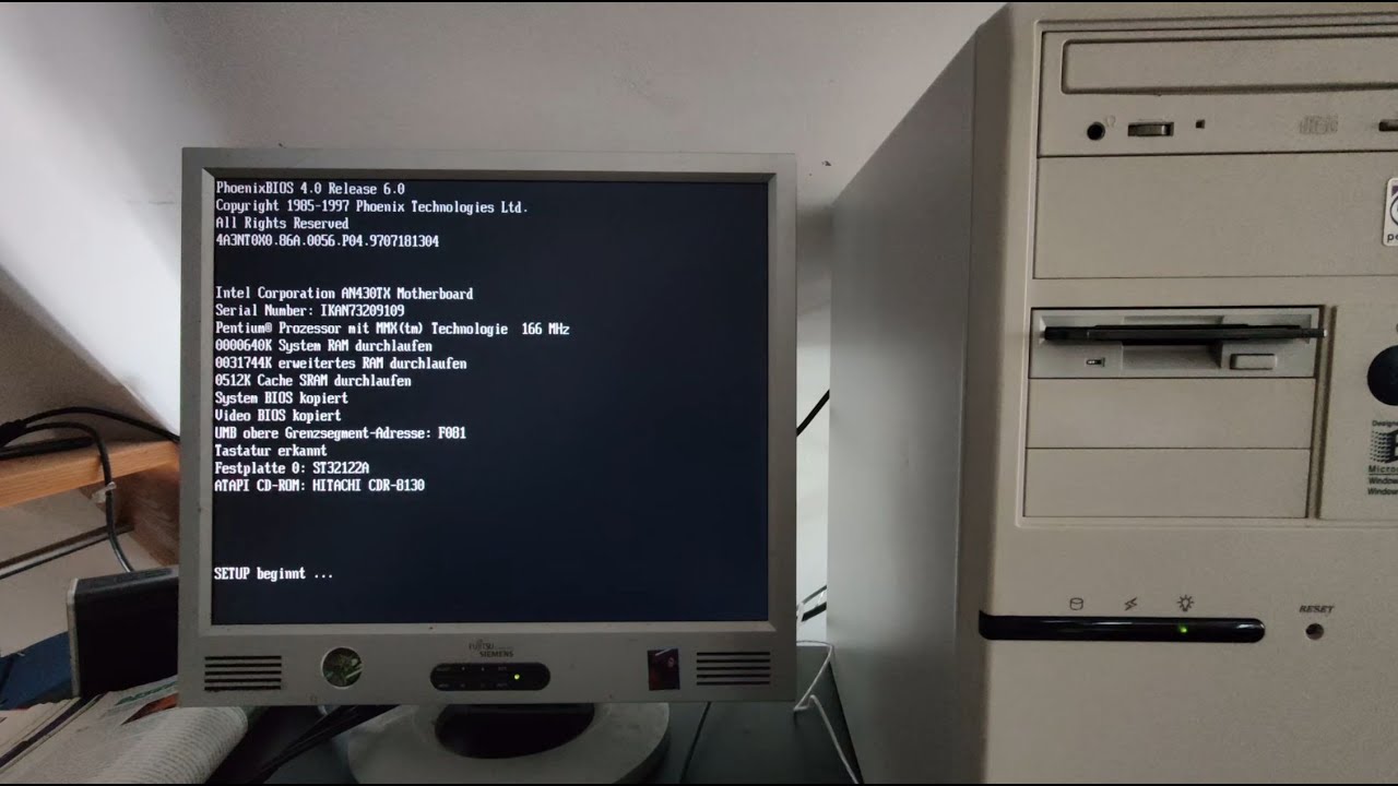 Um diesen PC wurde sich geprügelt - Der Medion Aldi-PC von 1997 mit Pentium 166 MMX