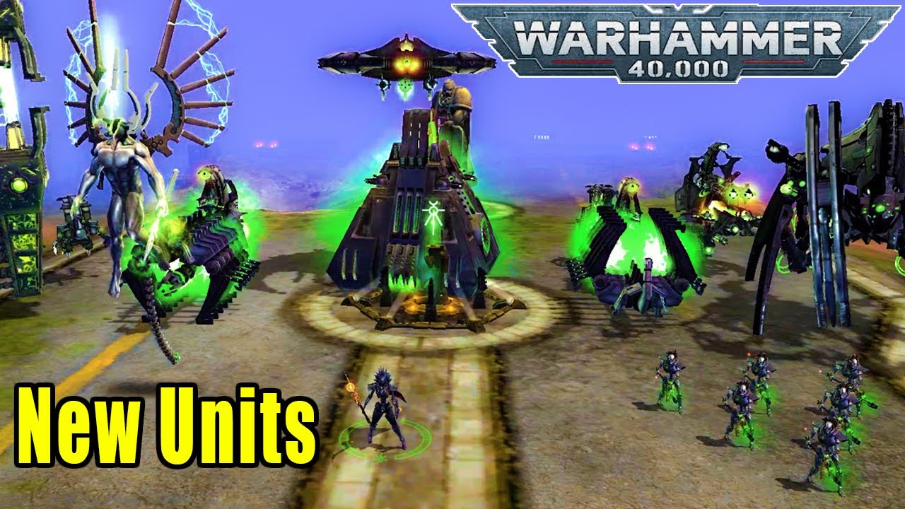 NECRON NEW UNITS vs TYRANID - Warhammer 40k - Cinematic Battle - Unification 6.9 - Survival Mode