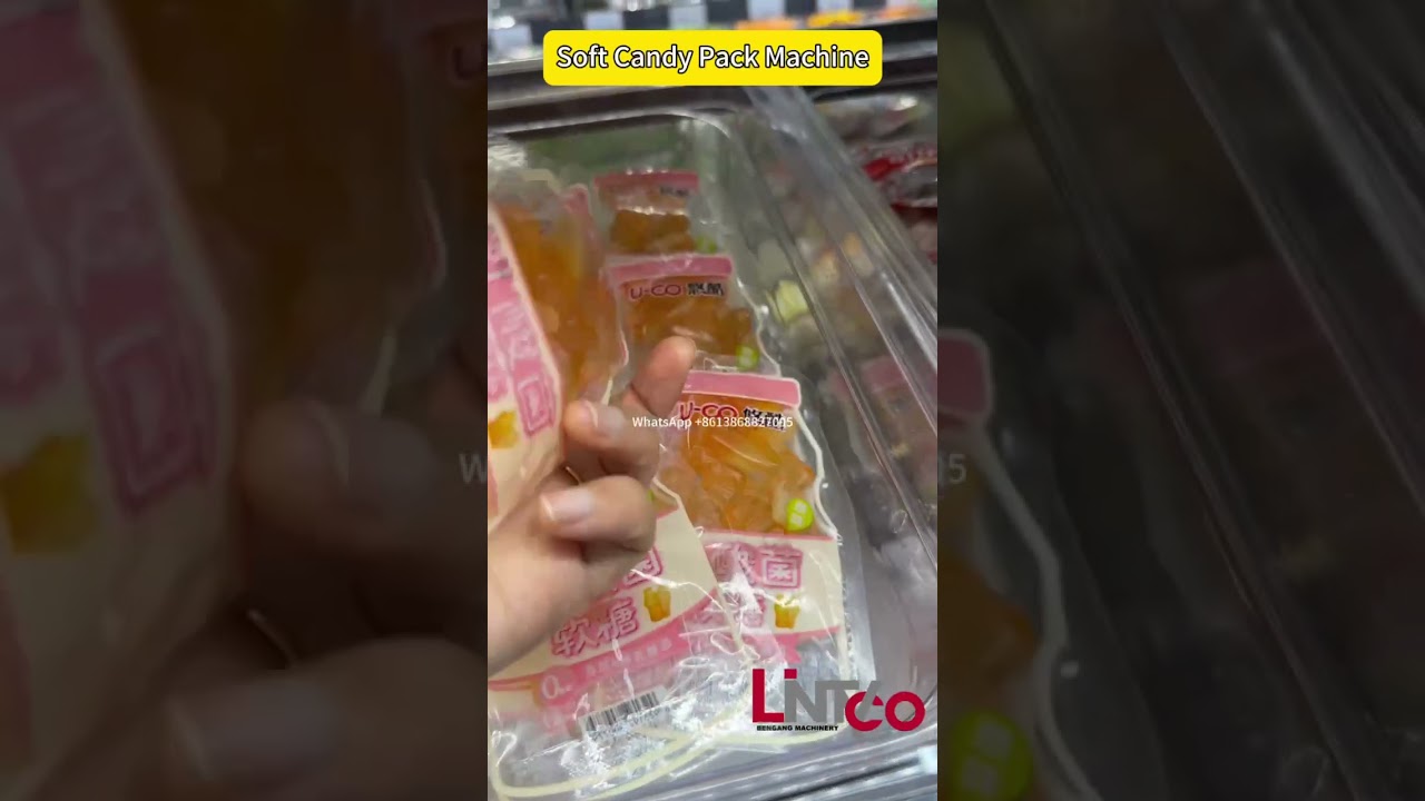 Soft Candy Packaging Machine | Gummy Candy Packing Machine #packagingmachine #packingmachine