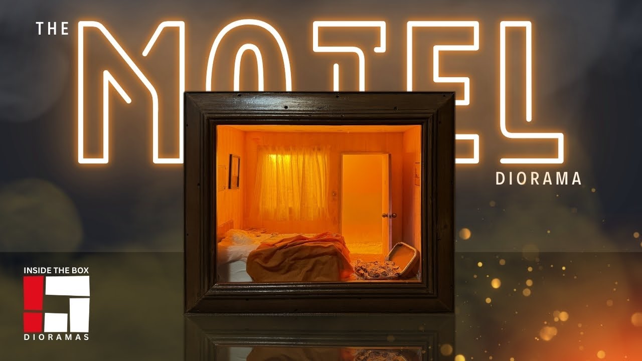 The Motel | Shadow Box Diorama Build