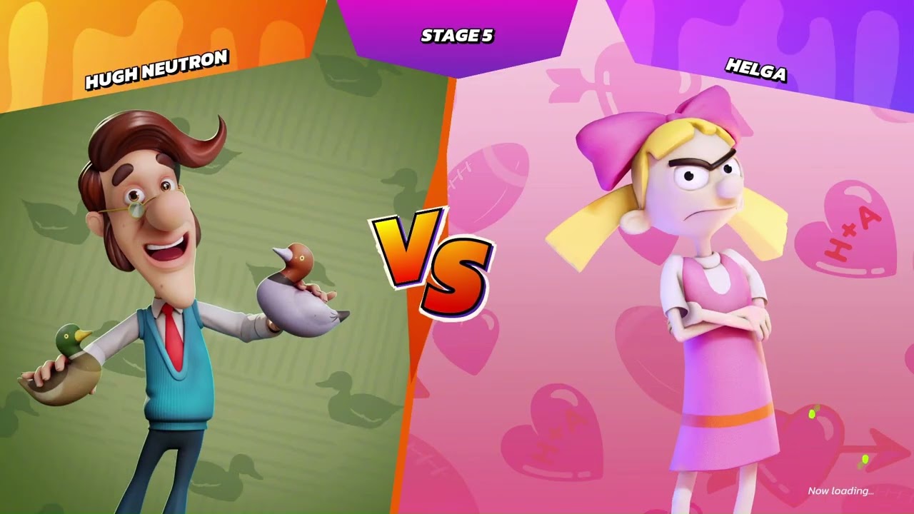 Nickelodeon All Star Brawl: No one can stop Hugh Neutron!