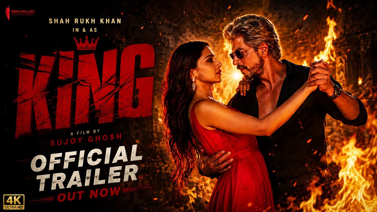 KING Official Trailer Out Now | Shah Rukh Khan | New Movie | 4K