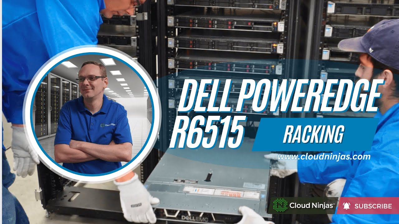 Dell PowerEdge R6515 | How To Rack a Server | Server Racking | Sliding Rails | Rackmount Server