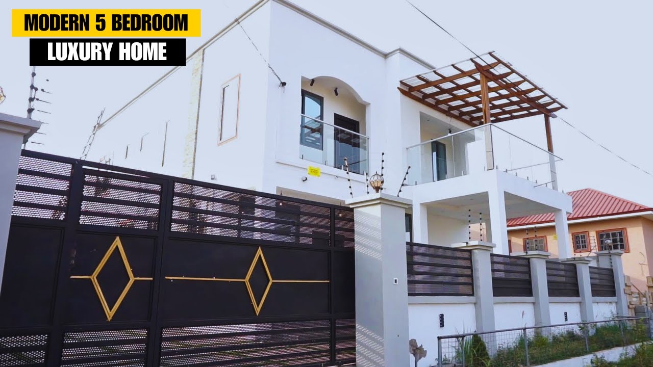 Inside An Executive 5 Bedrooms House For Sale At Tema, Ghana || $170k || House Tour #houseforsale