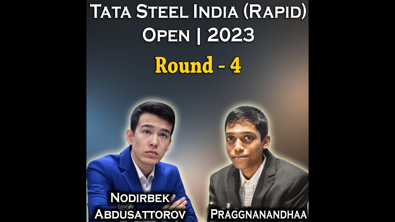 Abdusattorov vs Praggnanandhaa | Tata Steel India (Rapid) 2023 | Rd - 4