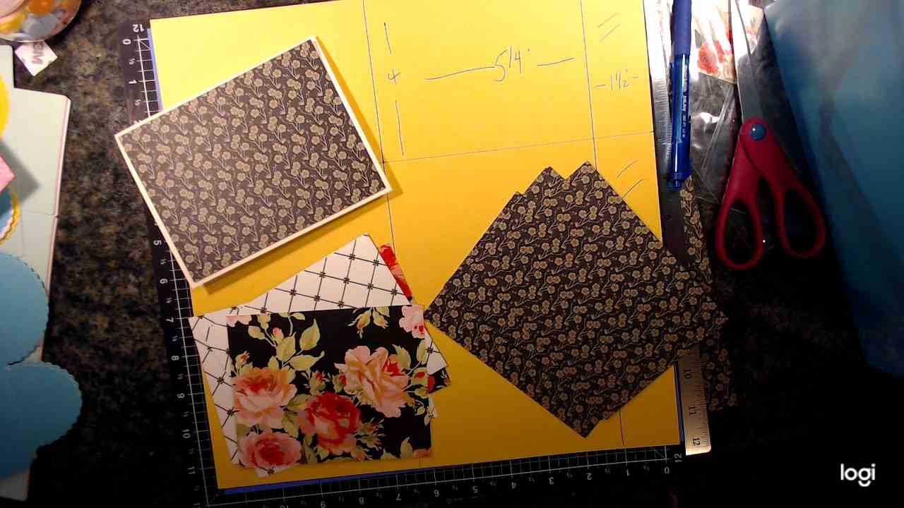 QUICK Paper cutting TIP... 6 -  A2 size bases from a 12x12 cardstock