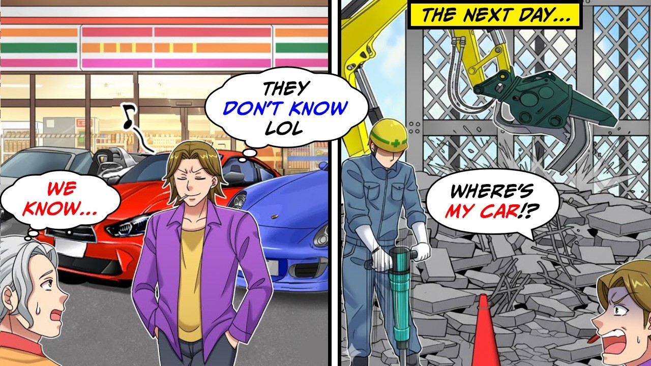 He had been parking in the convenience store lot every day without permission, even though...