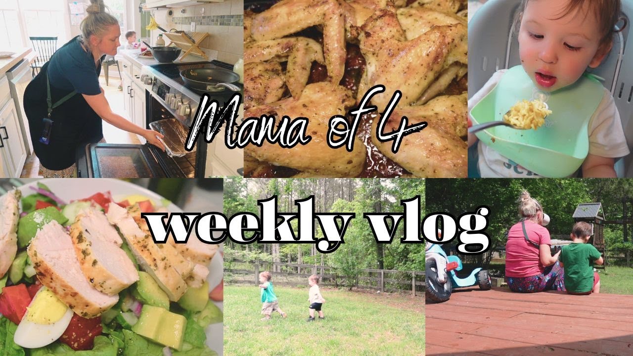 twin mom  mom of 4 weekly vlog // what we eat