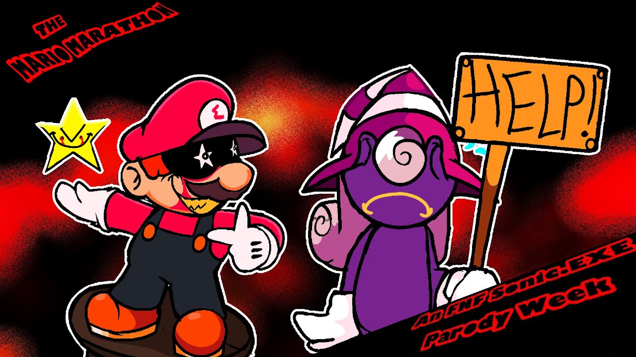 FNF: The Mario Marathon (A  Sonic.EXE Mix Parody) (+FLPS)