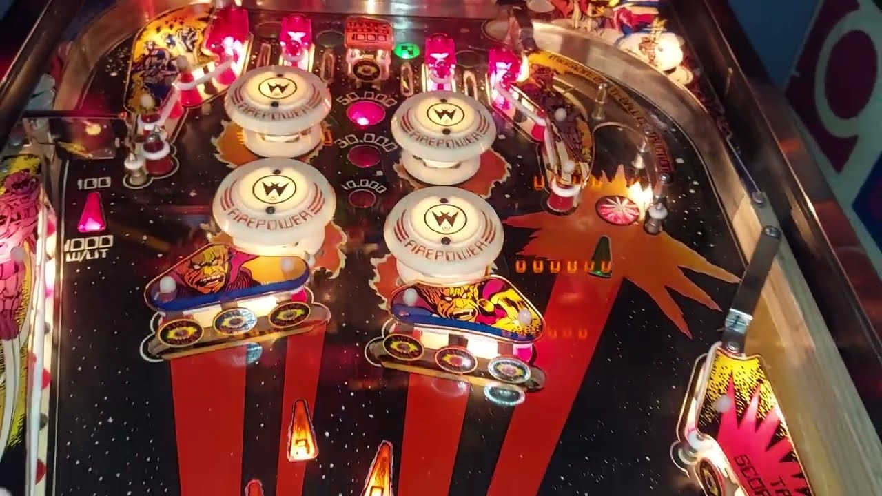 FIREPOWER Pinball - the iconic one from Williams (1980) in Gameplay