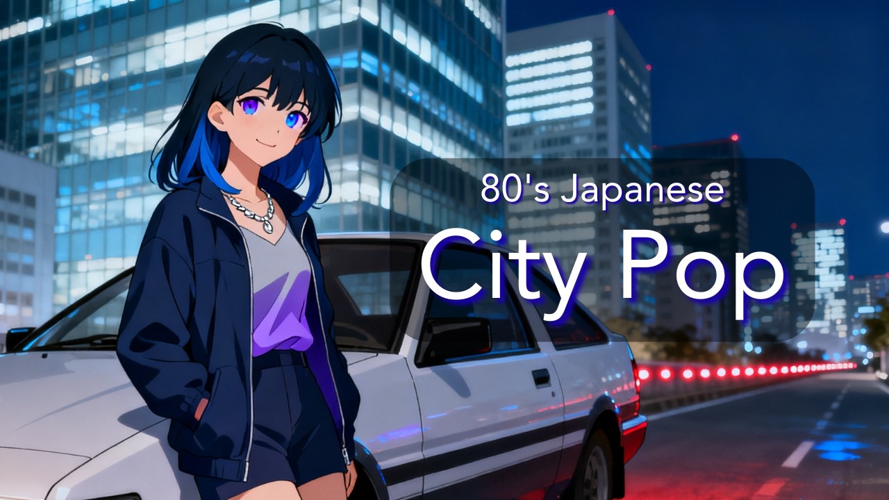 【80’s Japanese City Pop】六本木の静かなテールライト｜夜ドライブ・作業用BGM