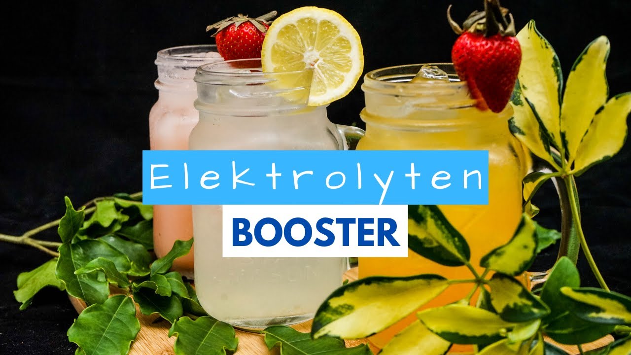 5 selbstgemachte ISOTONISCHE Getränke I ELEKTROLYTENHAUSHALT regulieren I Infos & Rezeptideen