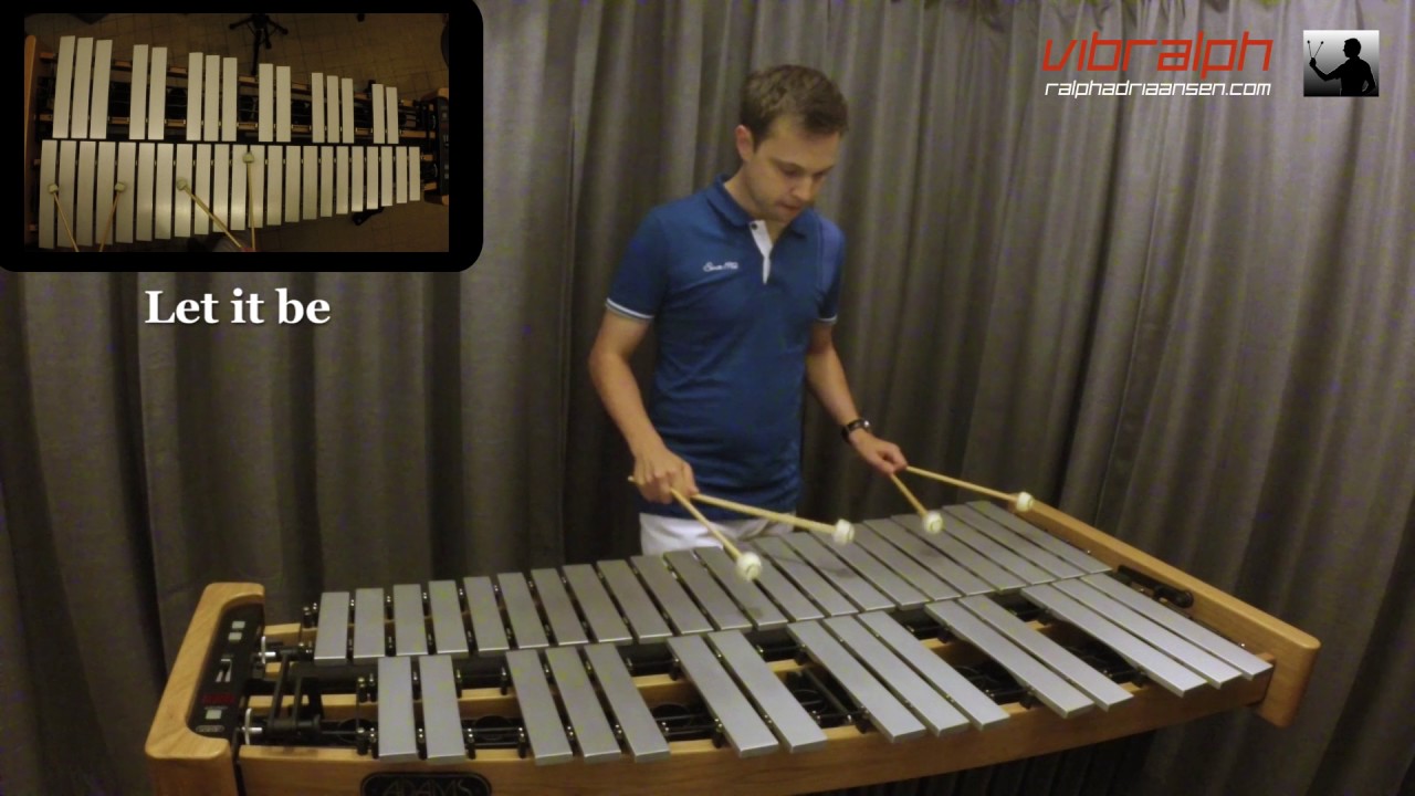 Let it be / The Beatles for vibraphone