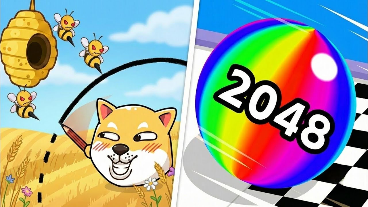 Doge Rescue VS Ball Run 2048 - Crazy Gameplay Walkthrough New Gameplay EP-8 (Android & iOS)