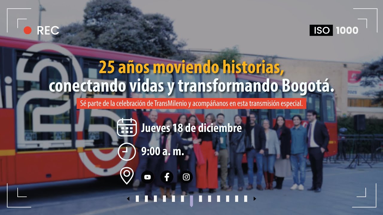 🚌🎊 TransMi está de cumpleaños: 25 años moviendo a Bogotá en VIVO
