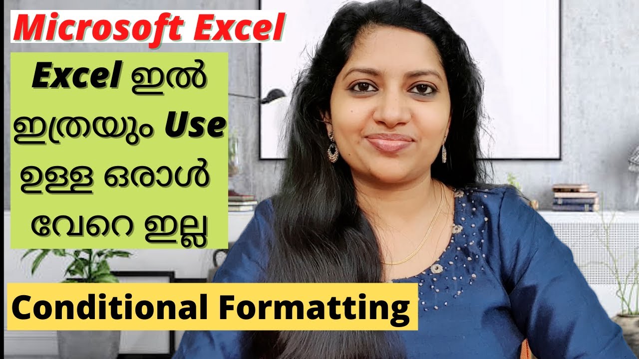 Conditional Formatting in Excel Malayalam Tutorial Highlight your cells according to your conditions