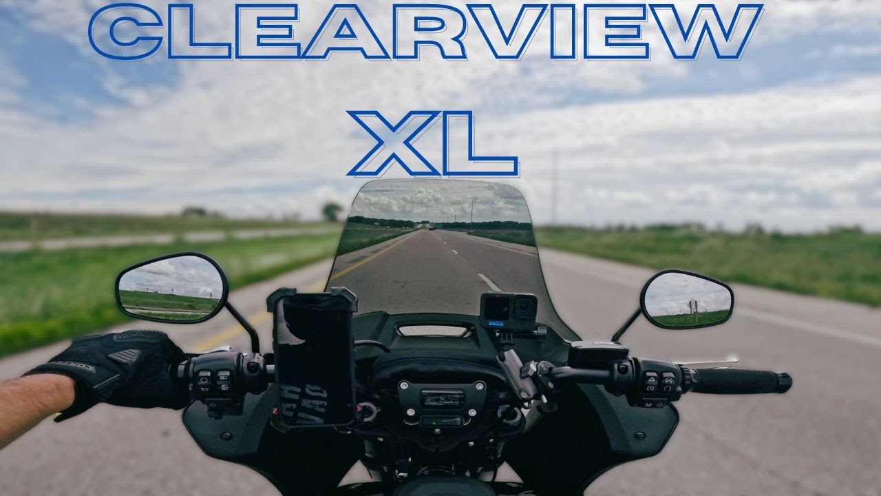 Clearview Shields XL Windscreen - Low Rider ST