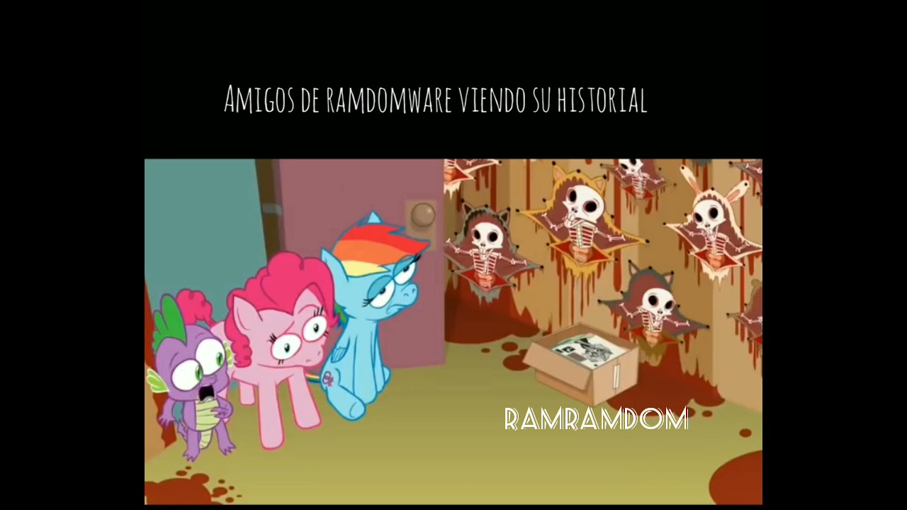 Amigos de ramdomware viendo su historial