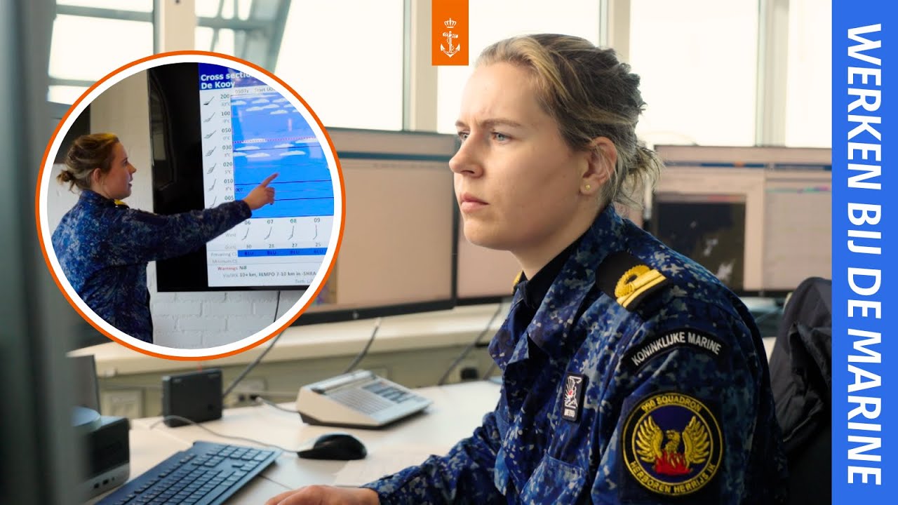 Officier Meteoroloog Vera | WERKEN BIJ DE MARINE ⚓