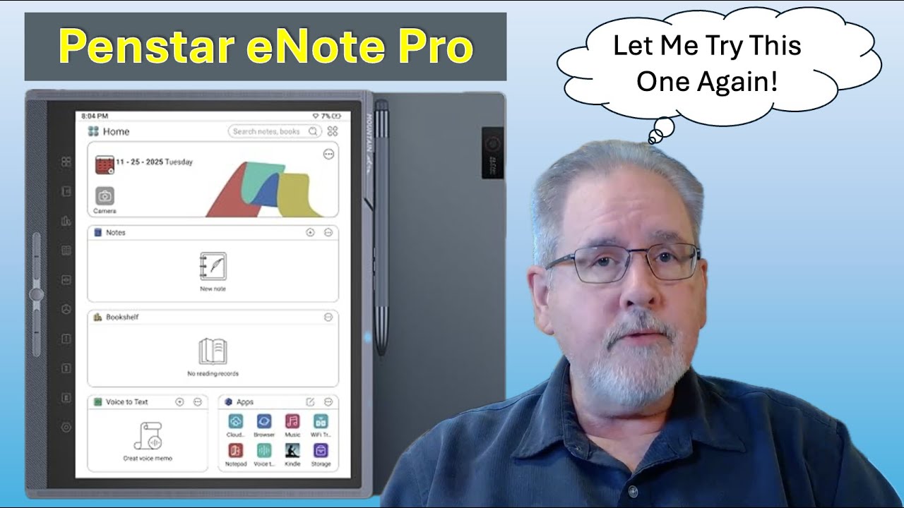 Penstar eNote Pro: уникальные функции, великолепный экран!!