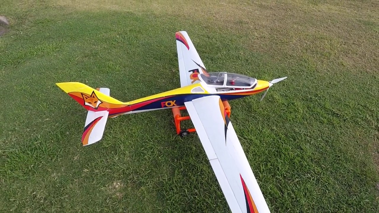 FMS Fox 3000mm Glider Test Flight #1