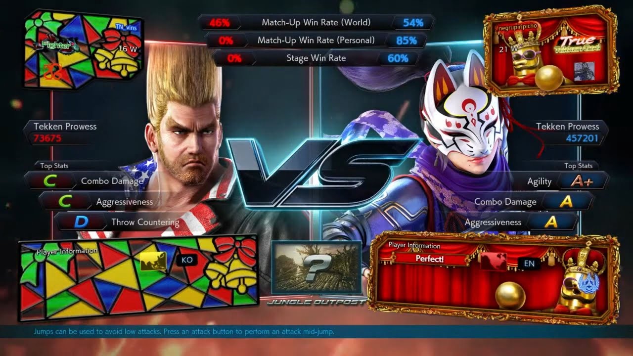 NFINITE Binchang (Paul/Claudio) vs El Negro (Kunimitsu/M. Raven) - #T7OnlineChallenge: US West - WF