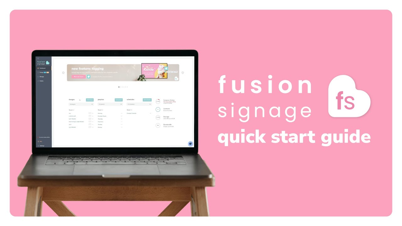 Fusion Signage Quick Start Guide 2024