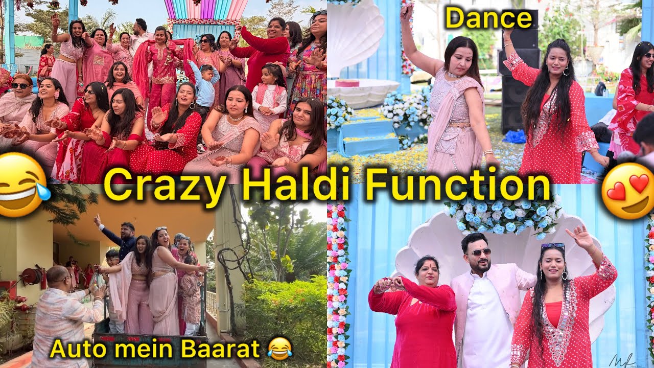 Crazy Haldi Carnival - Funny moments that you can miss  😂😍