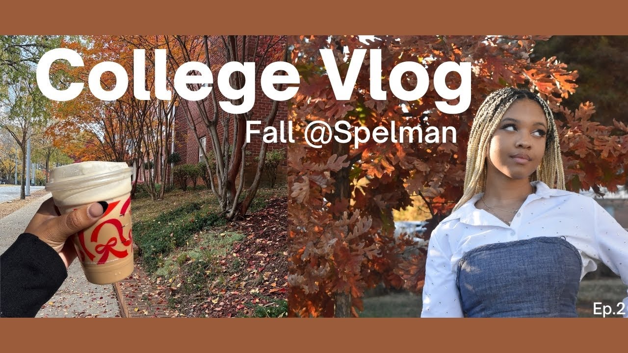 fall college vlog @ Spelman || step show, performances, studying, and hanging out with friends