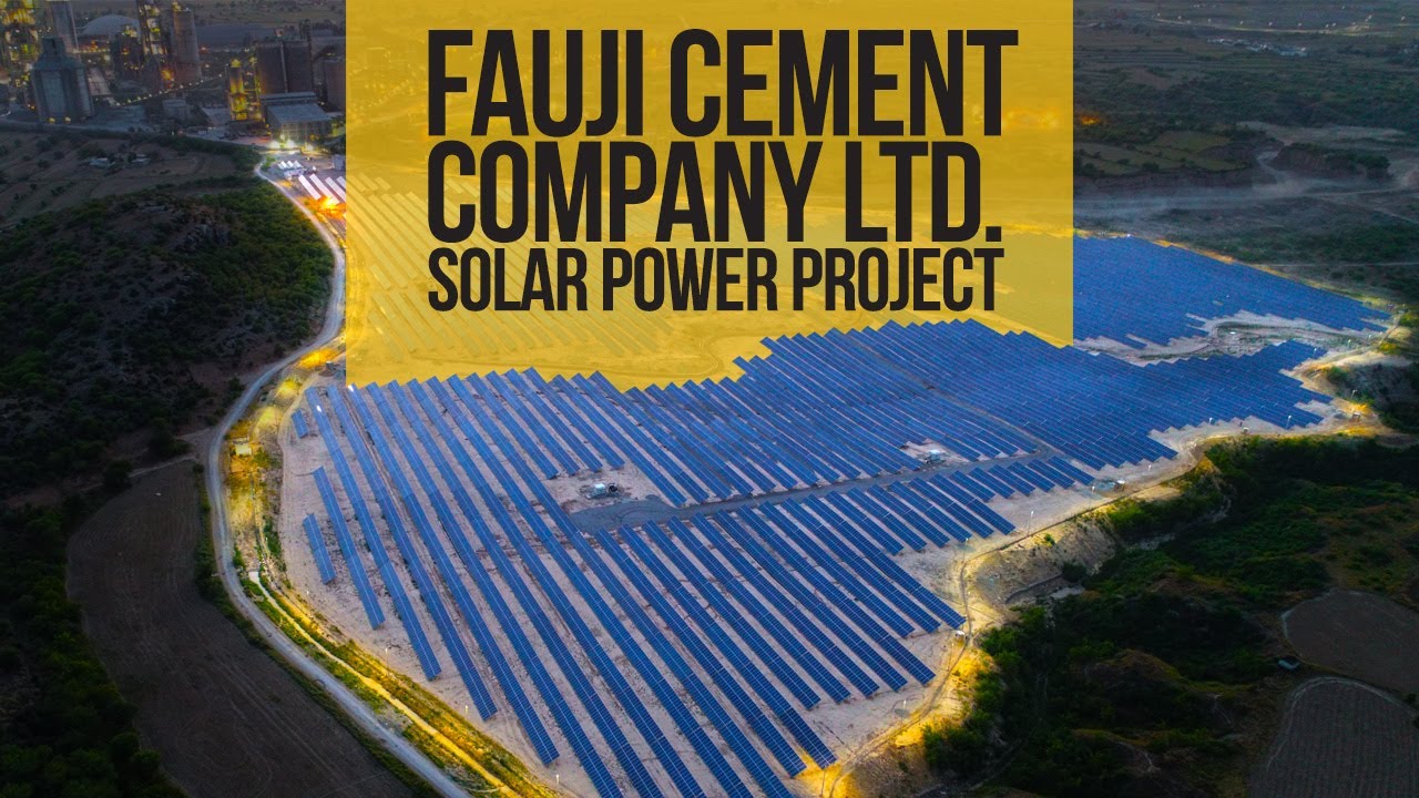 12.5 MW Solar Power Plant at Fauji Cement