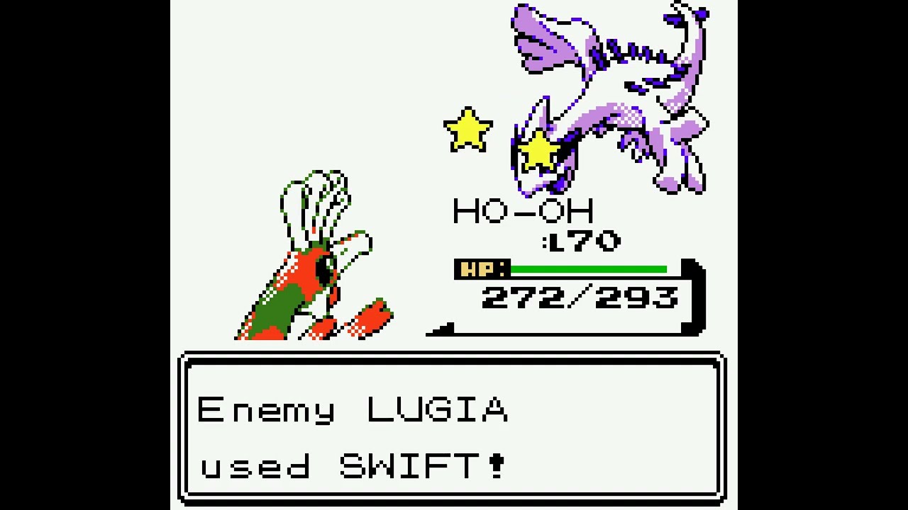 Pok&eacute;mon Gold Version - Catching Lugia