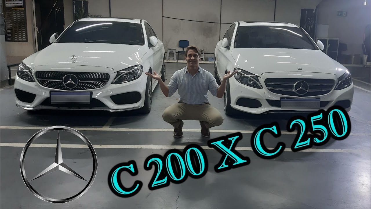 MERCEDES C 200 X C 250 SPORT AMG - Vale a pena os R$30 mil mais caro?